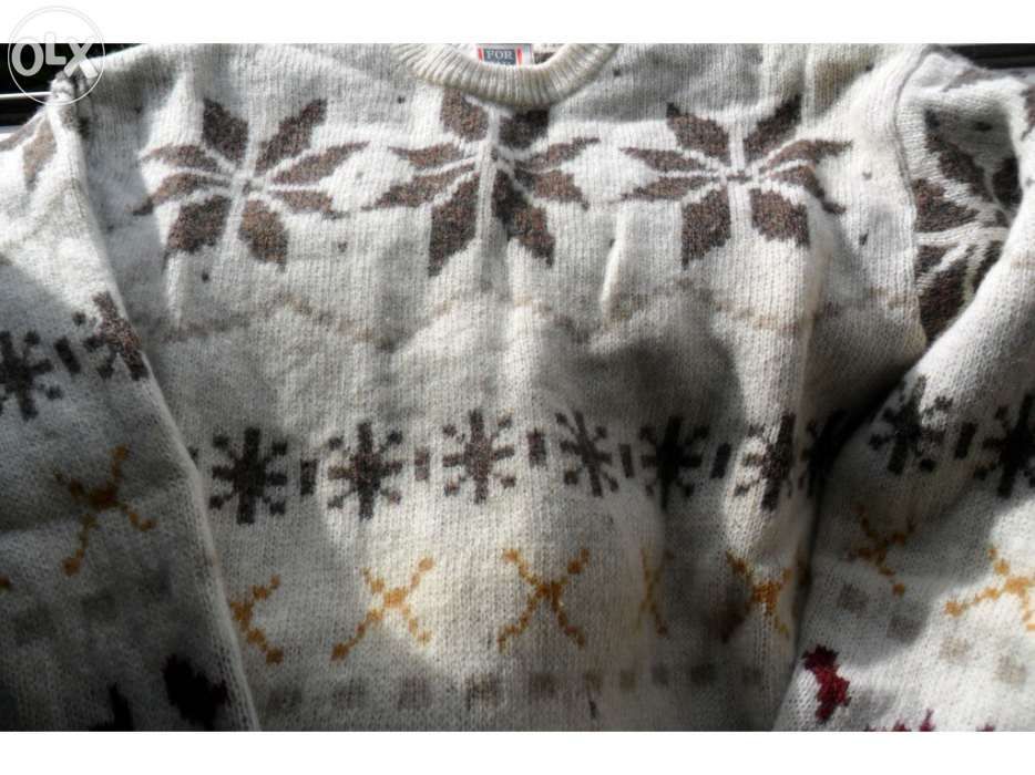 camisola de lã estampado (para homem)