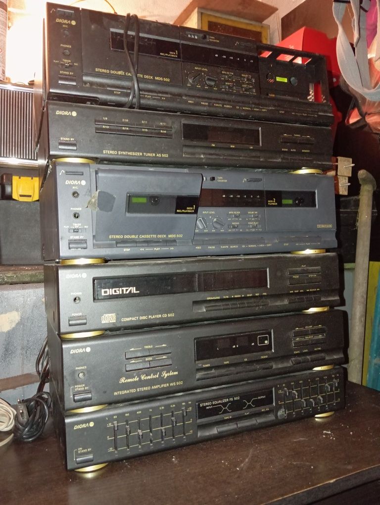 Magnetofon, korektor itd Diora 502 do przeglądu