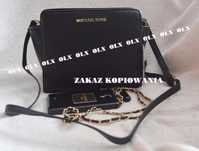 Torebka mini SELMA Michael Kors czarna listonoszka