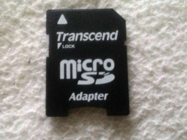 Adaptador de cartão de memória Micro SD Transcend ou Kingston