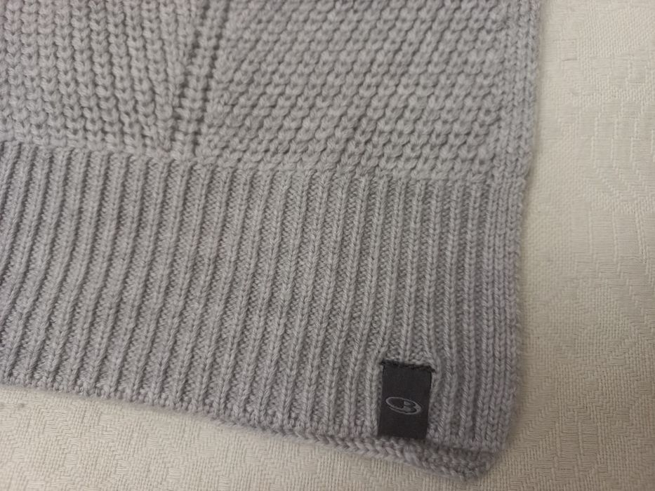 Icebreaker waypoint шерстяной оригинальный шарф 185 см х 20 см