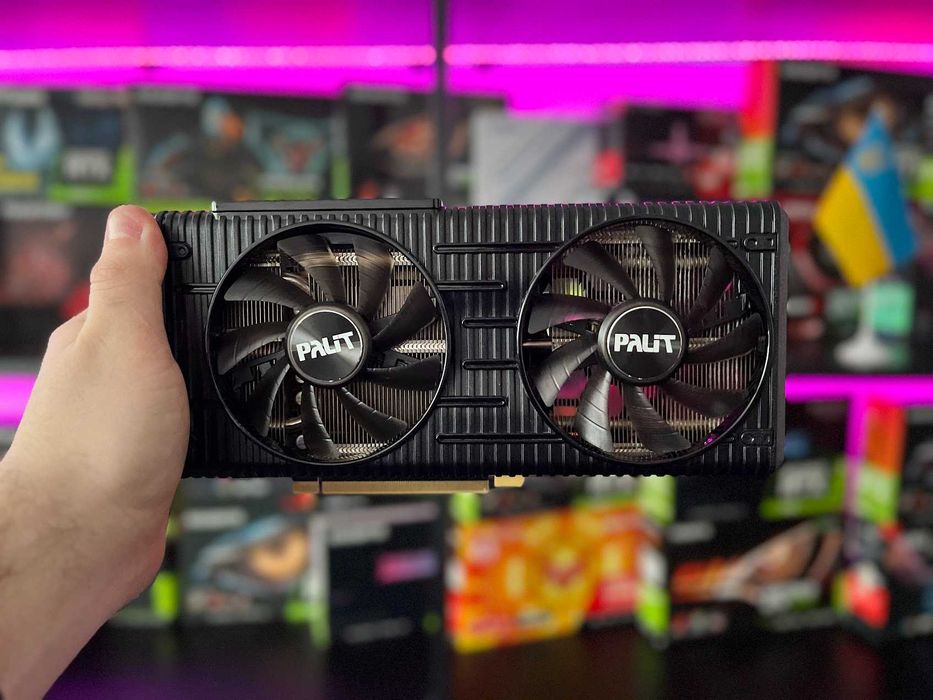Гарантія! RTX 3060 12GB Palit Dual OC ігрова відеокарта ТехноБро
