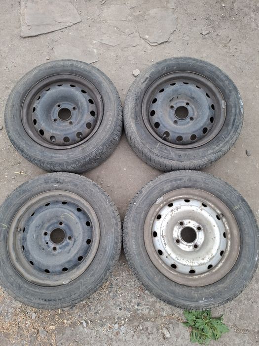 Колеса резина диски  r14 185/60 4×108 пежо