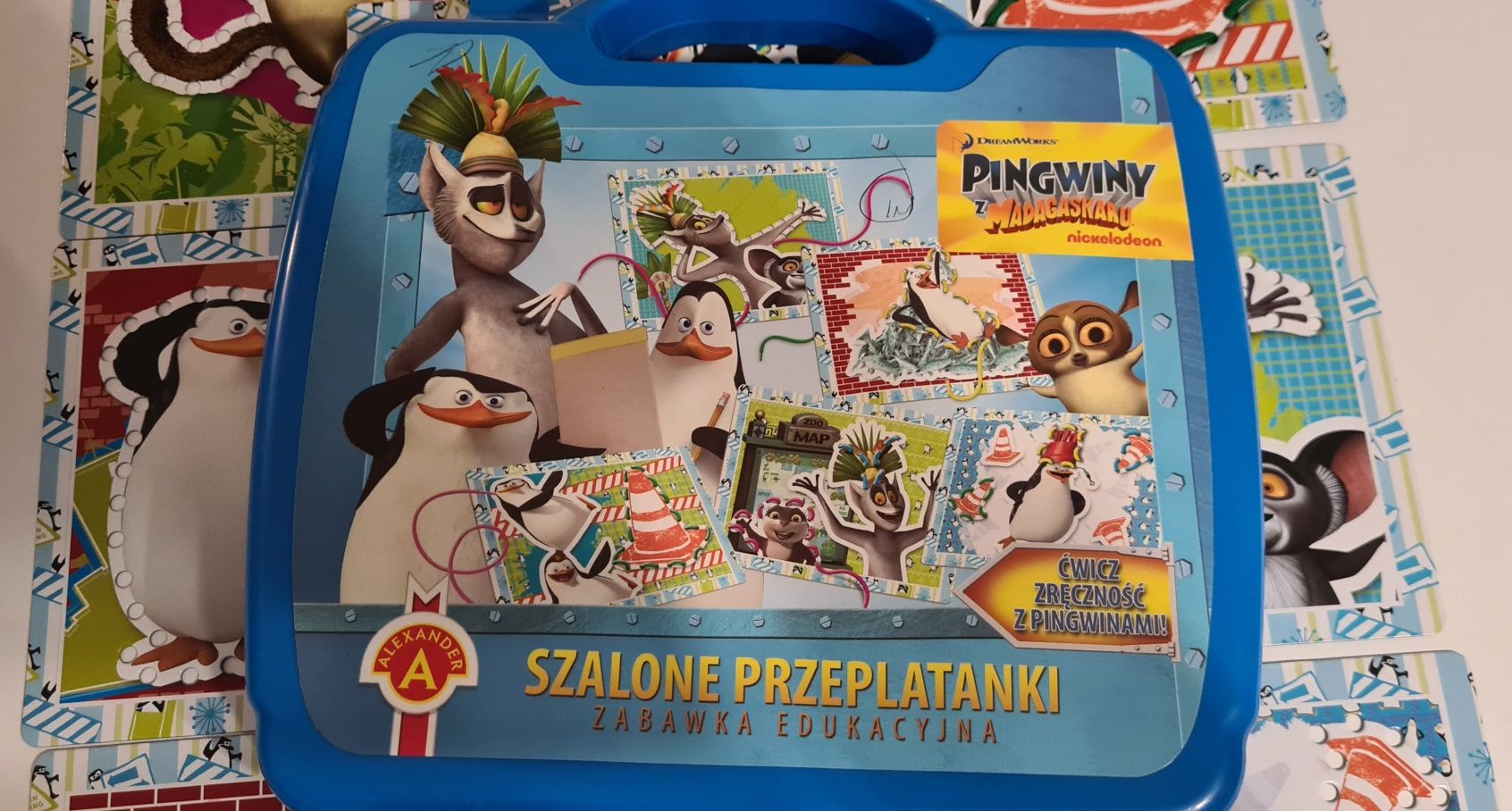 Szalone przeplatanki zabawka edukacyjna