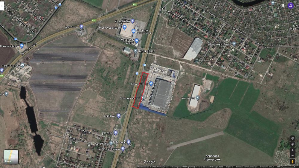 Продам 57 соток ,красная линия, пр.Слобожанский возле МЕТРО