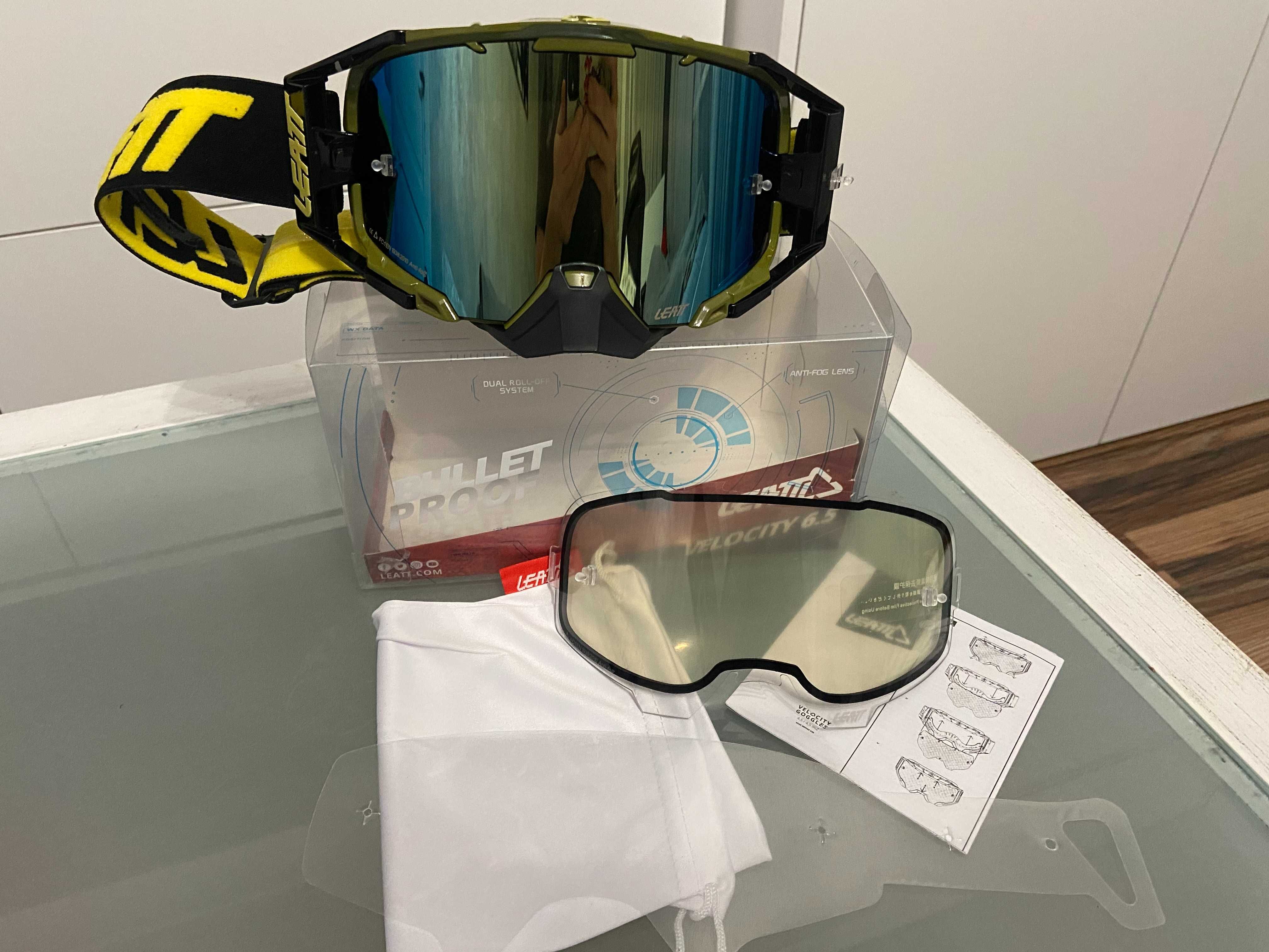 Gogle LEATT Velocity 6.5 Iriz 24 (cross,quad,enduro,mtb)