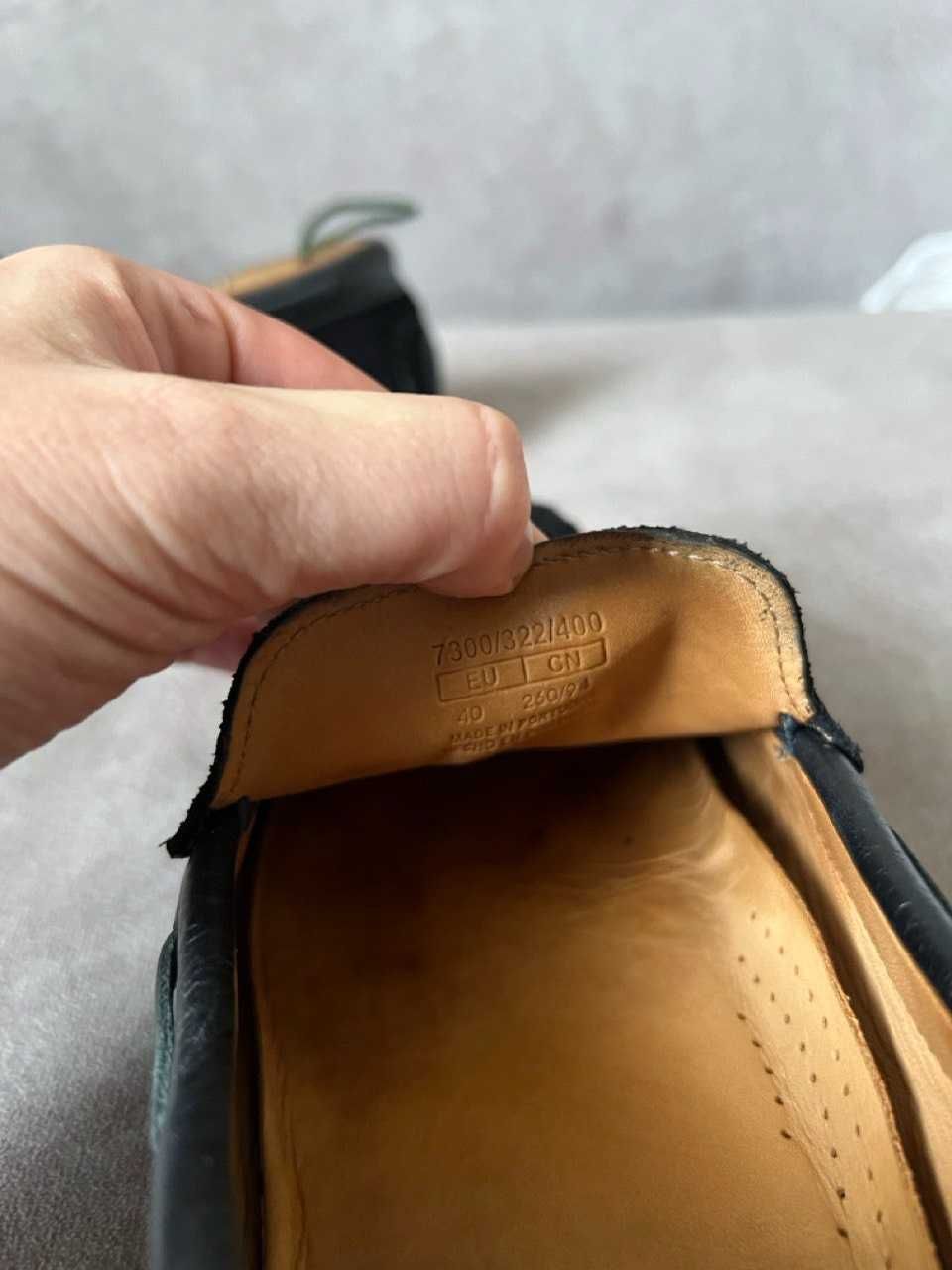 Оригінальні Замшеві Мокасини Massimo Dutti 26см