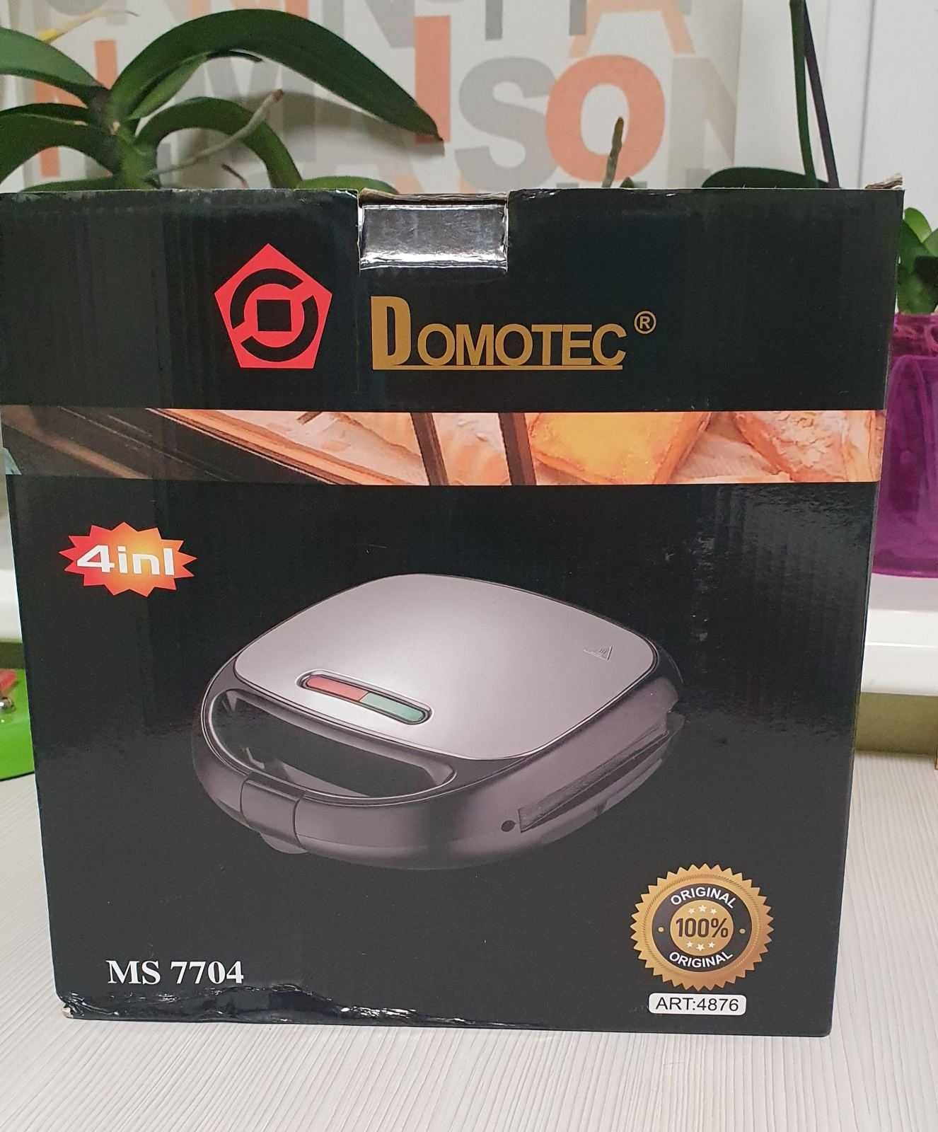 Продам Бутербродница Domotec (MS-7704).  гриль электрическая 4 в 1