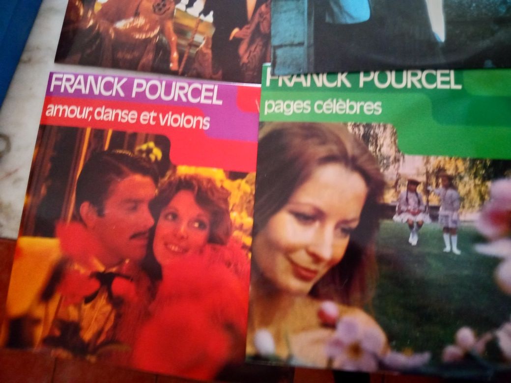 Conjunto de 8 Vinis LP's Franck Pourcel