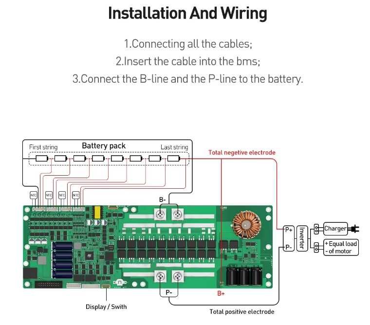 BMS JIKONG JKBMS JK-PB2A16S20P LiFePo4 48V 16S 200A, bez wyświetlacza