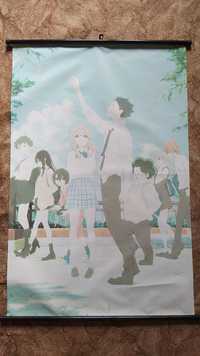 Плакат із персонажами аніме «Форма голоса»