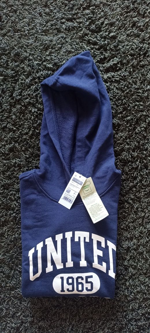 Sweatshirt azul da Benetton nova com etiqueta tamanho 11-12 anos