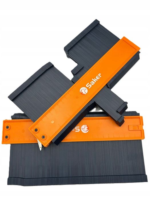 szablon kształtów duży wzornik przymiar 2x25-27cm saker