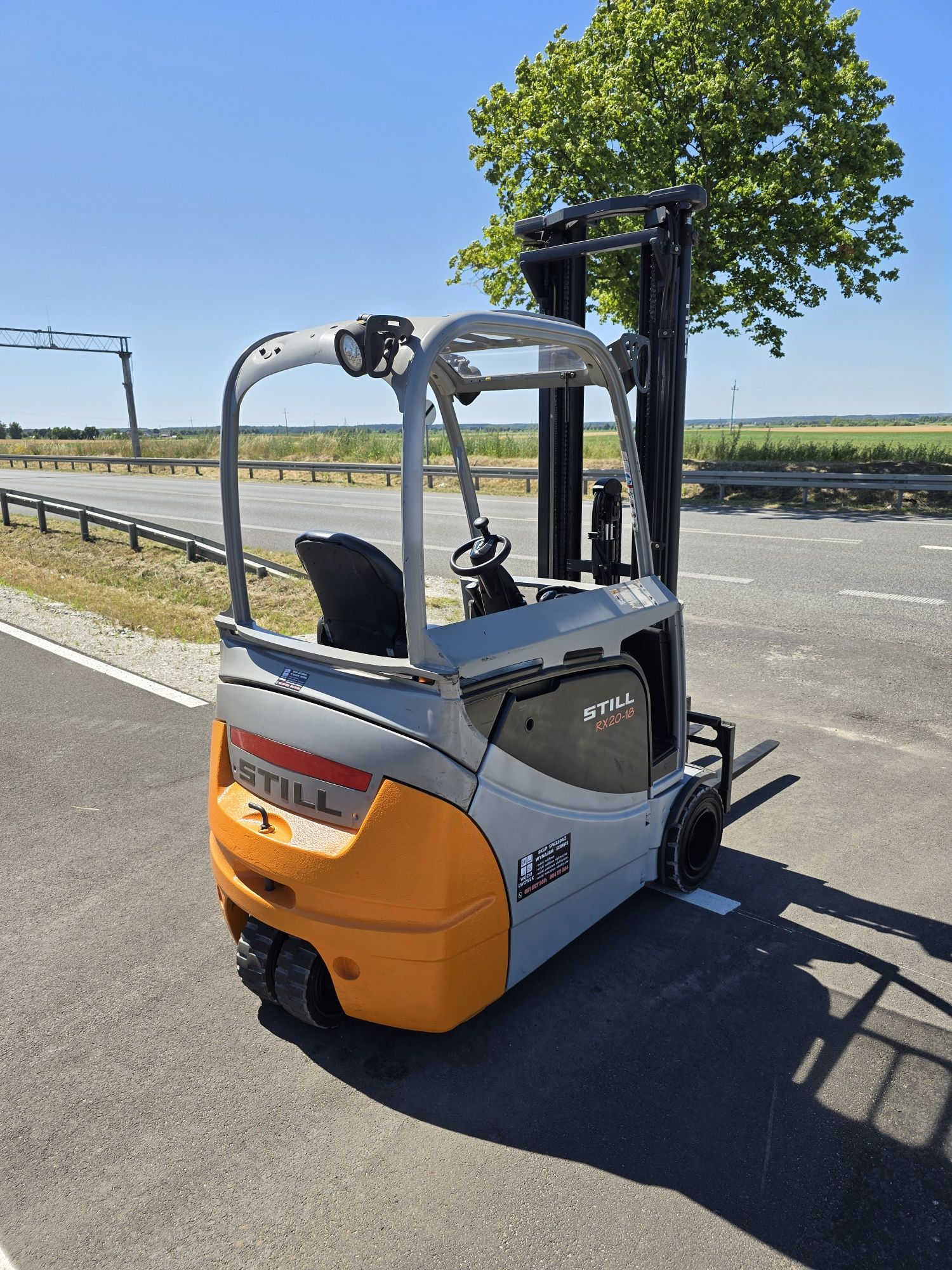 Wózek widłowy elektryczny triplex Still RX20-18 1.8t 6m 2012r widlak