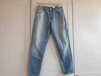 Spodnie dżinsowe jeans denim dżinsy H&M 38 40 30 na niższą osobę