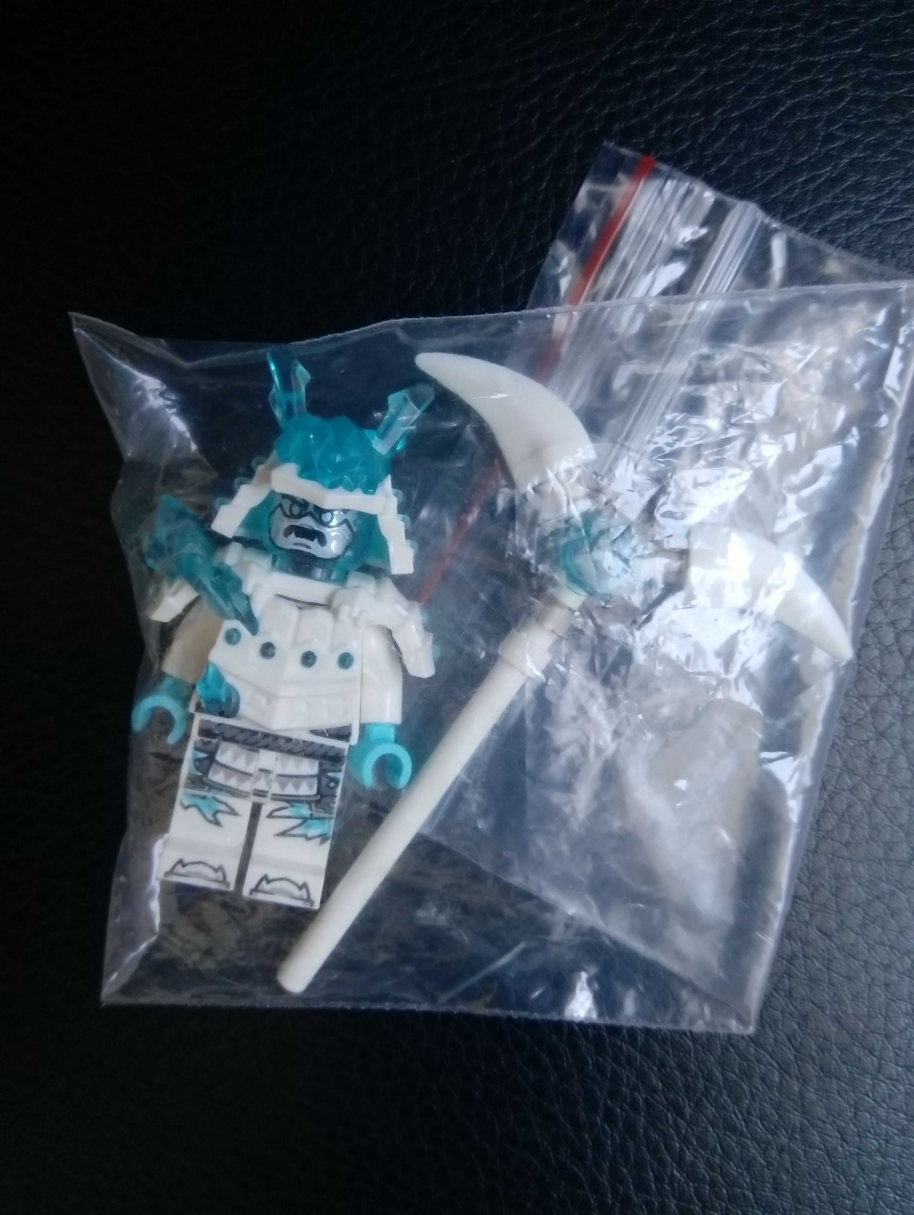 LEGO, figurka Ninjago ICE EMPEROR z bronią