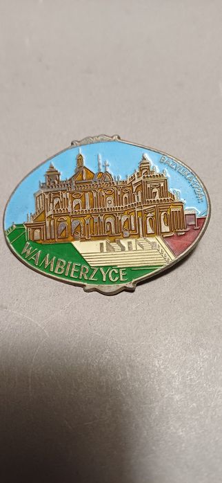 Odznaka turystyczna prl wpinka wambierzyce