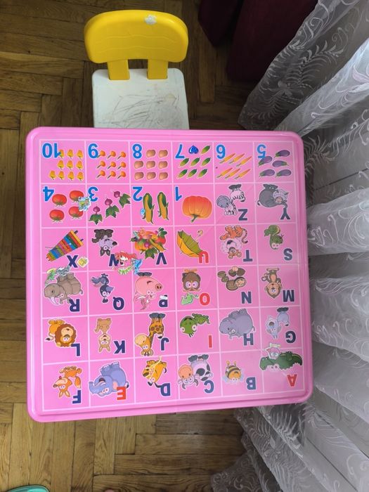 Стіл і стілець дитячі.Пластик