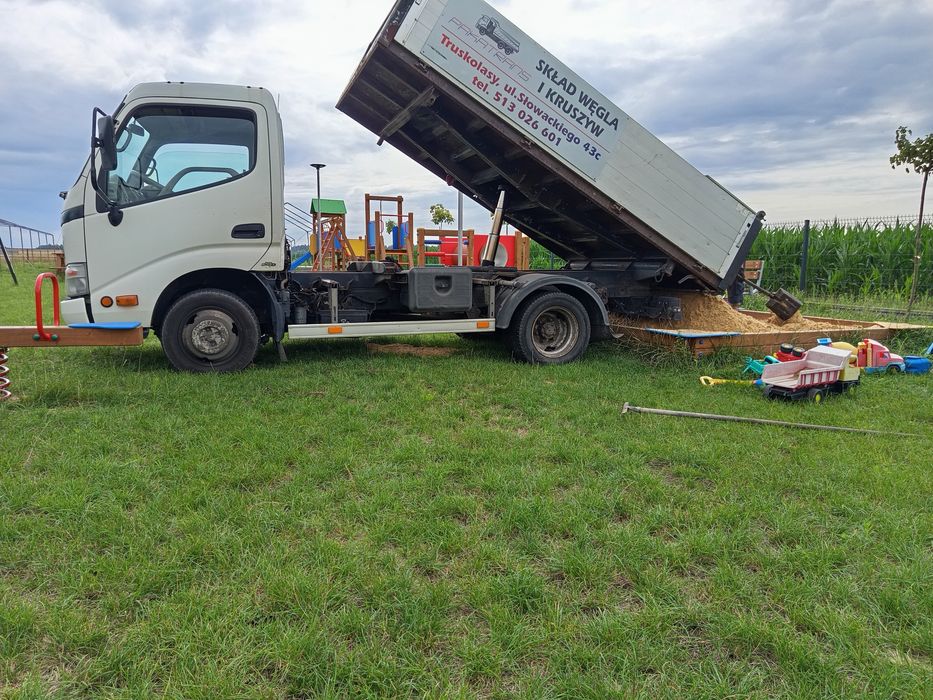 Kruszywa piasek transp