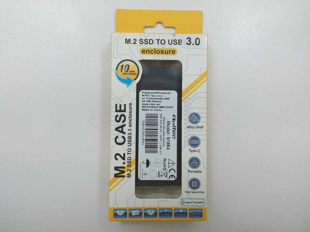 Dysk zewnętrzny 512 GB SSD USB 3.0 Przenośny Gwarancja FV