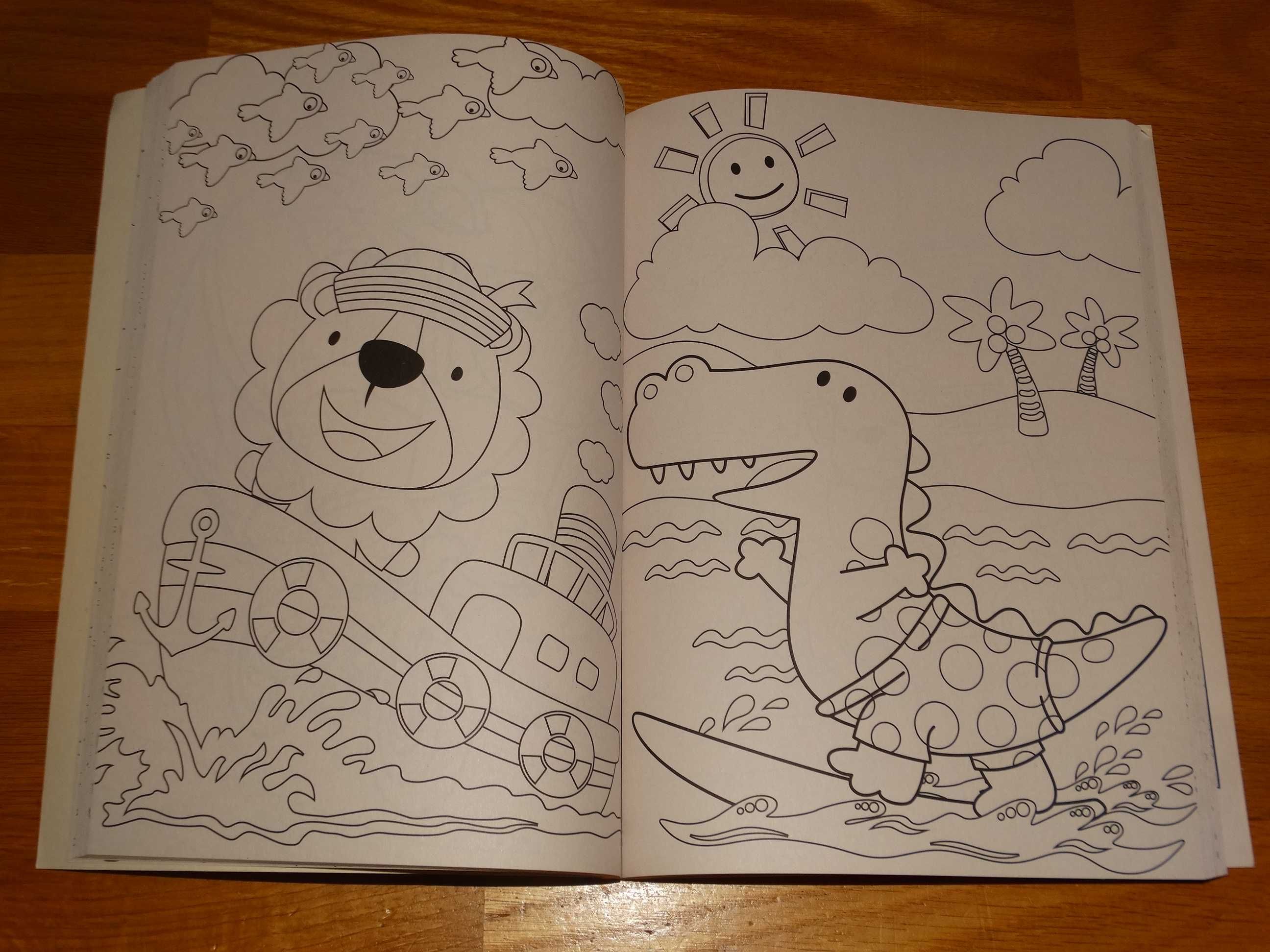 Mega Colour książka z kolorowankami i zadaniami dla dzieci