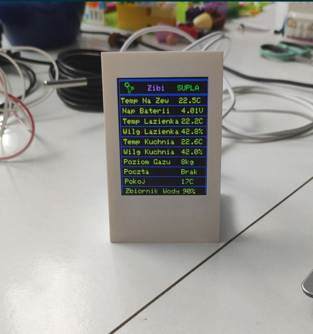Supla MQTT 2.8 Dwa tryby stopniowego Ściemniania wyświetlacza