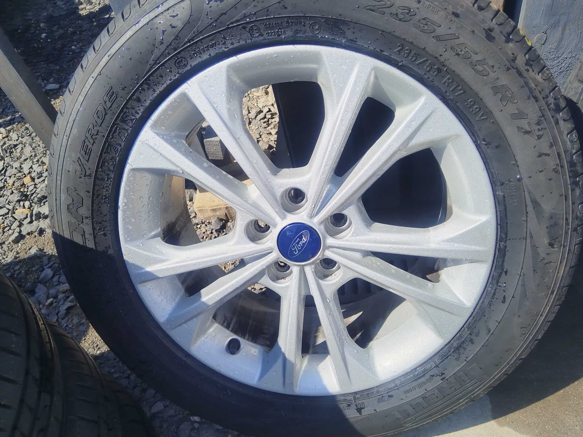 KOŁA LETNIE,ALUFELGI 17'' 5x108 ORYGINAŁ FORD Kuga,S-Max+235/55.J.Nowe