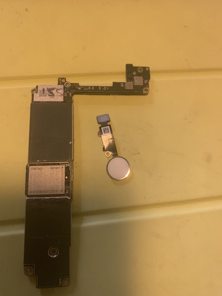Плата iphone 8 64 silver рабочая без кнопки без блокировок