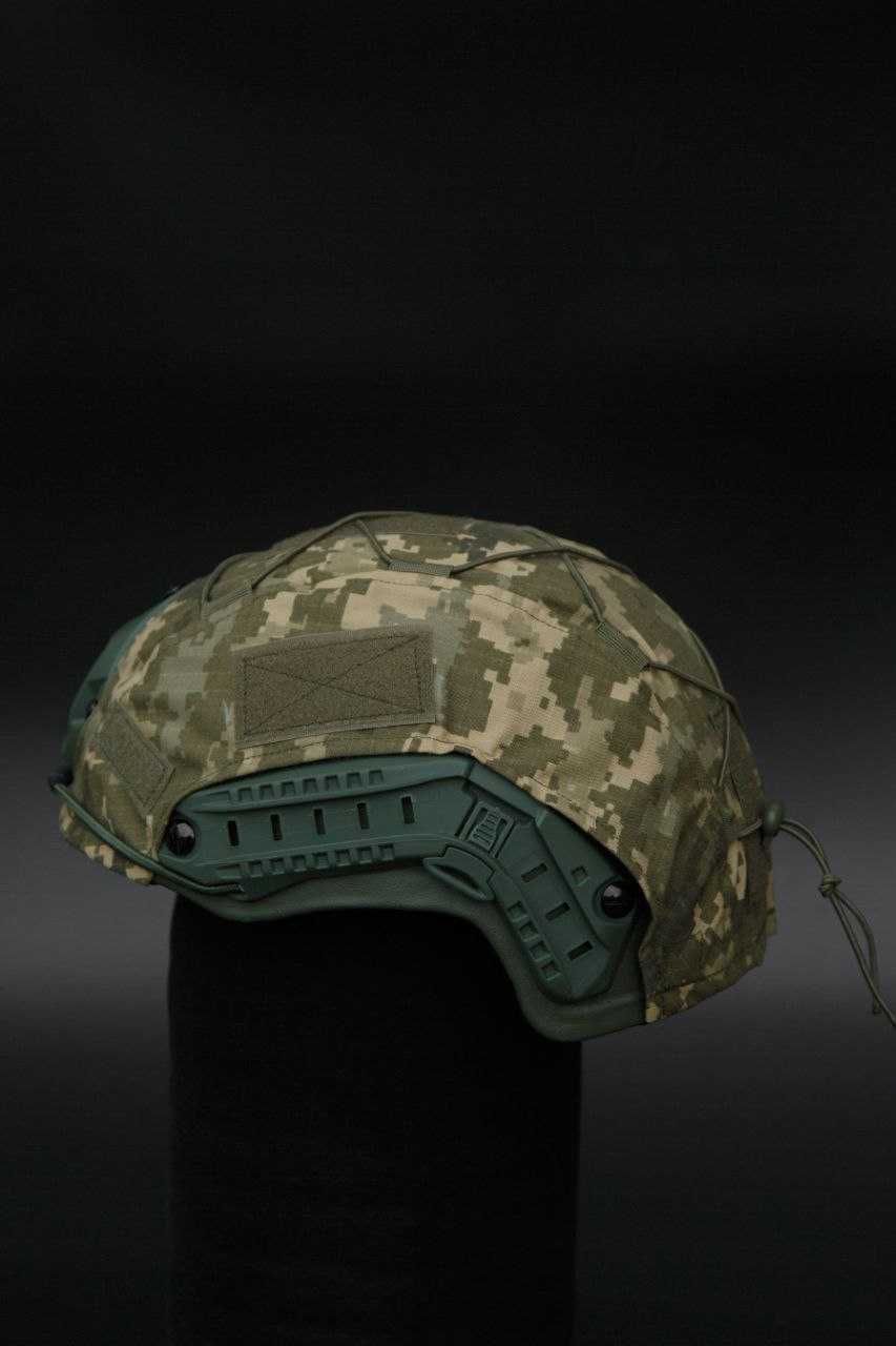 Кавер тактический на шлем Fast Чехол тактический  пиксель мм-14