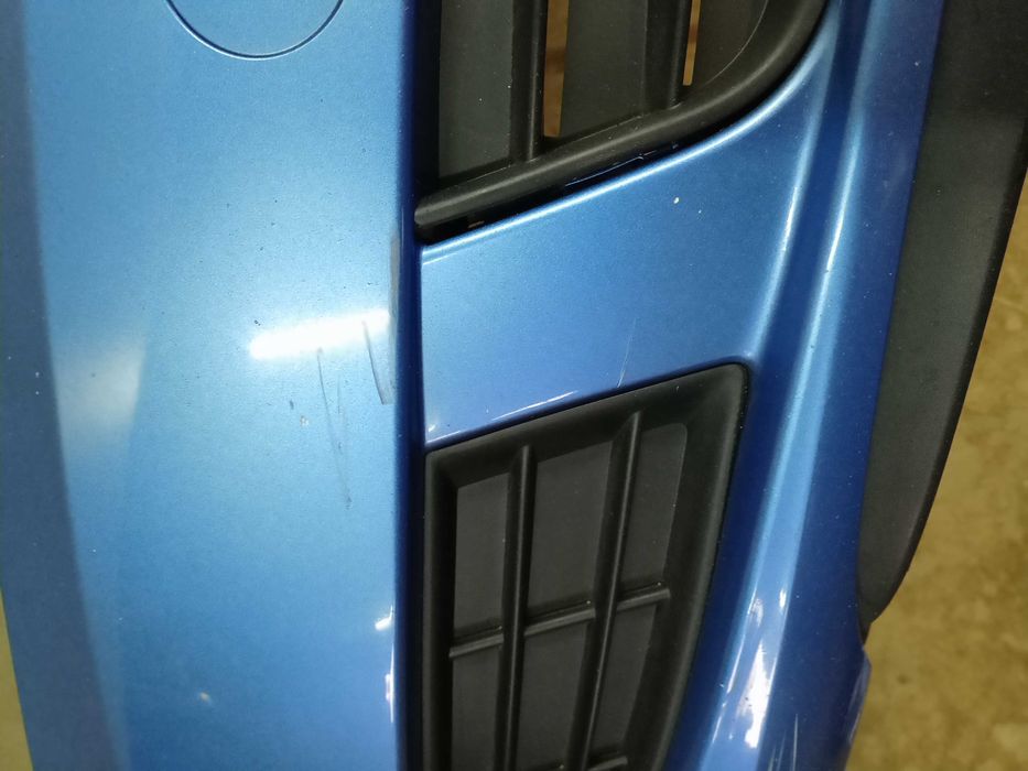 Skoda Fabia 2 FL lift zderzak przód przedni kolor niebieski oryginał
