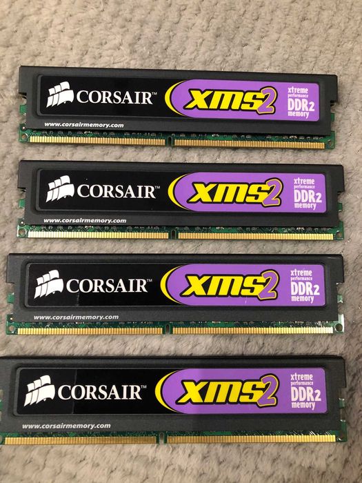 Pamięci RAM DDR2 4GB(4x1GB) Corsair 800MHz CL5