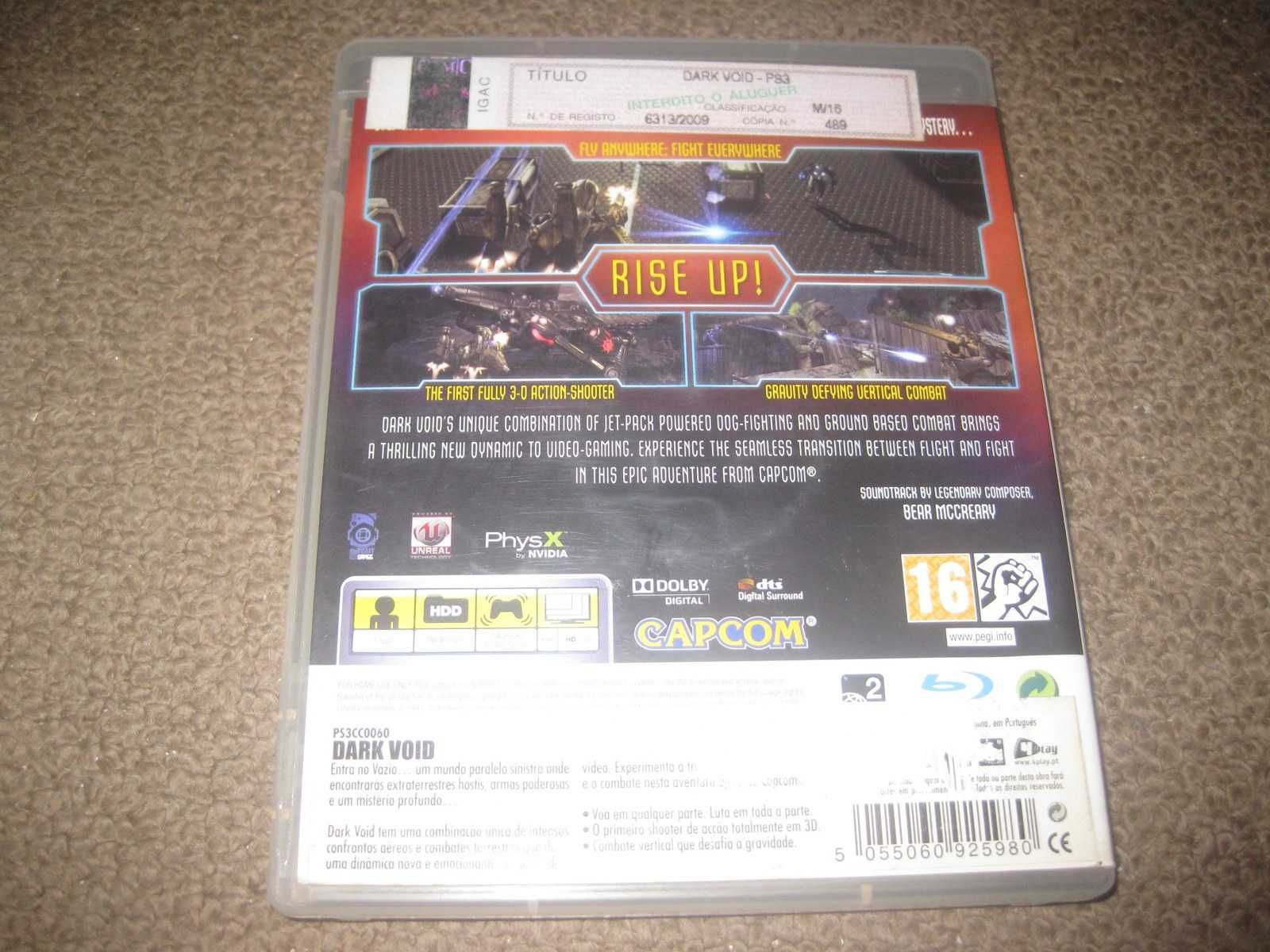 Jogo "Dark Void" para PS3/Completo!