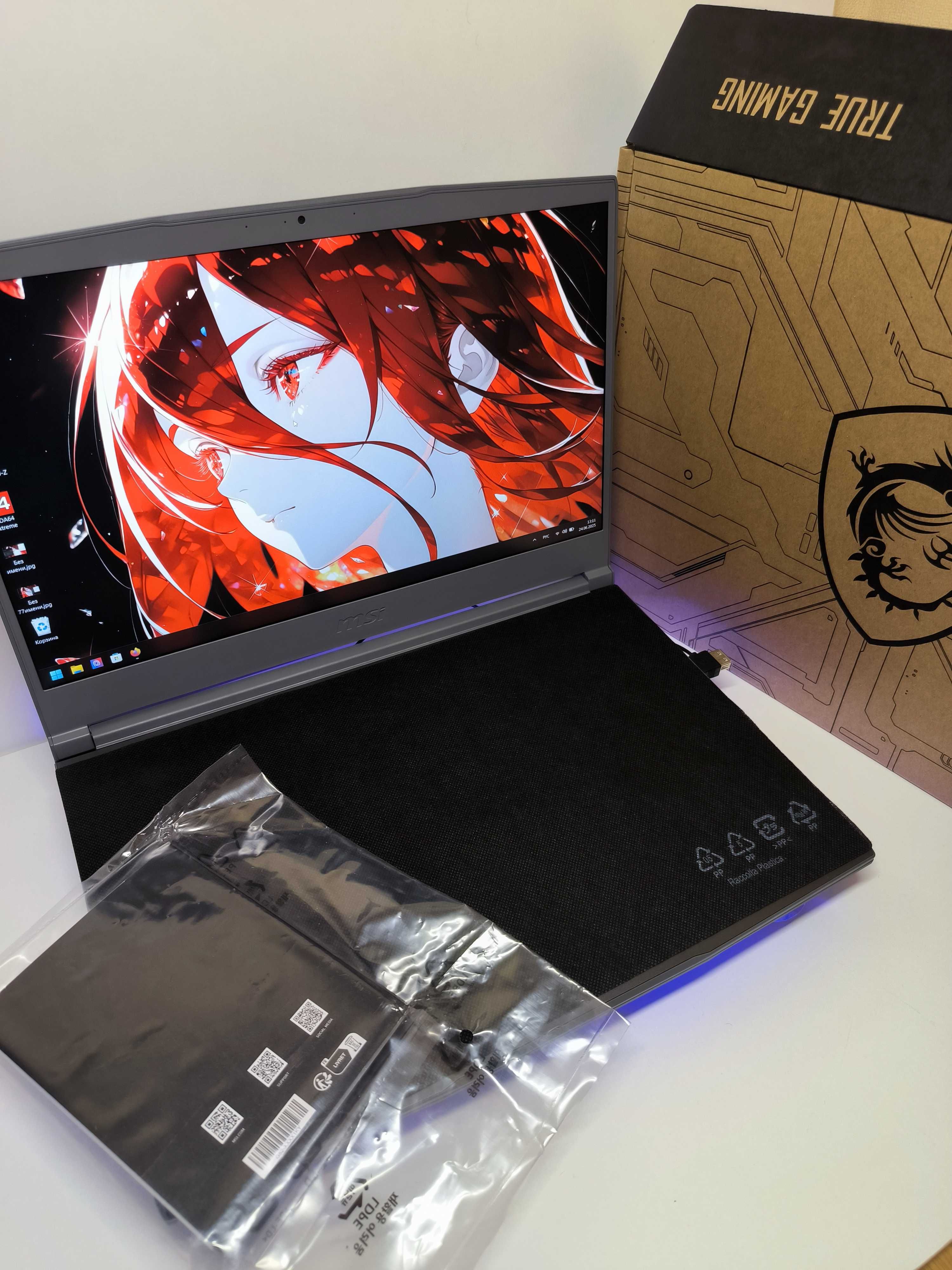 144Hz НОВИЙ Ноутбук MSI i5-12 GEN\RTX 3050\RAM 16 GB\NVMe 512