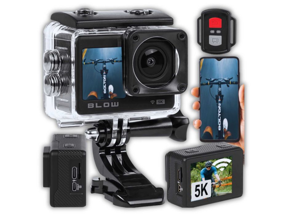 KAMERA Sportowa GoPro WiFi 4K Mikrofon Wodoodporna Akcesoria WYPRZEDAŻ