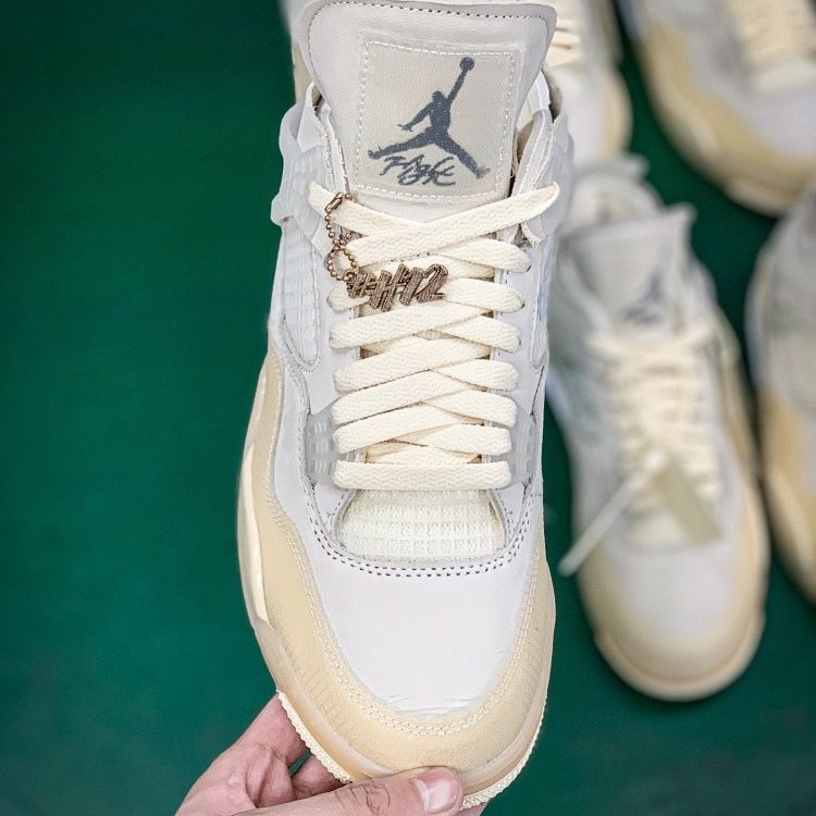 Nike Air Jordan 4 x Off White “ Sail”