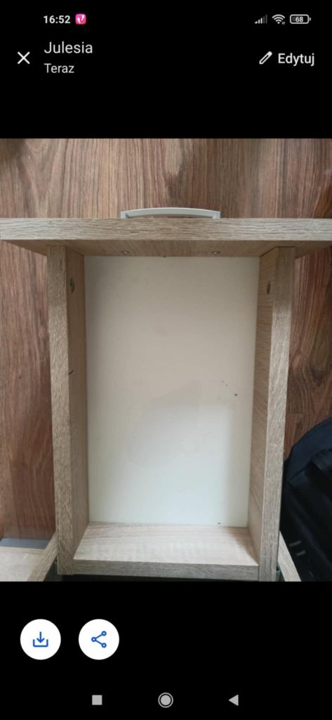 Biurko EVETOFTE 60x125 kolor jasny dąb