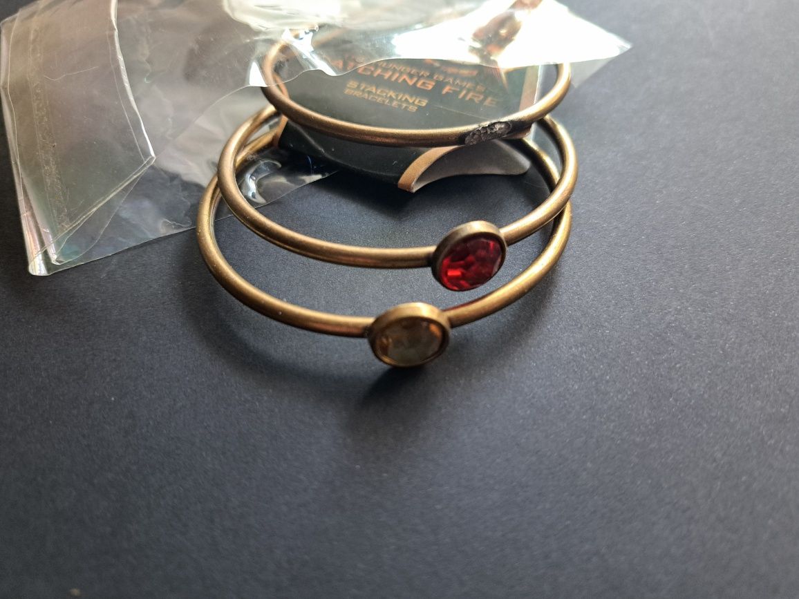 The Hunger Games stacking braceletes Jogos da Fome braceletes NECA NEW