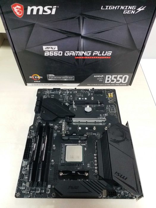 MSI B550 Gaming Plus + AMD Ryzen 7 5700X 3.4(4.6)GHz+DDR4 32Gb (2x16)