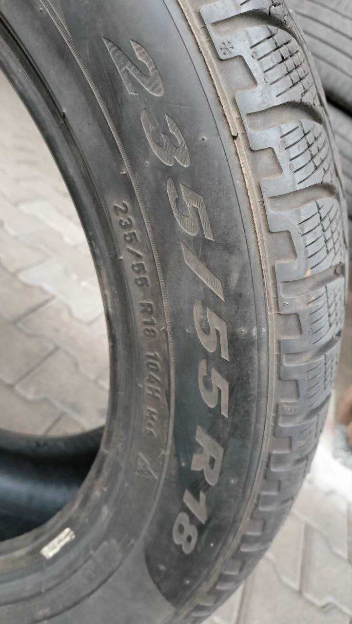 шини 235.55.R18 комплект Пірелі зима
