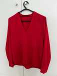 Blusa vermelha Zara
