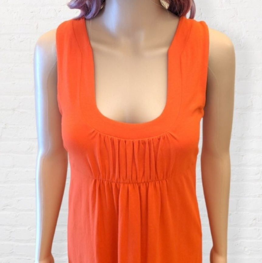 Pomarańczowa letnia sukienka wiązany tył ,J.Crew, S