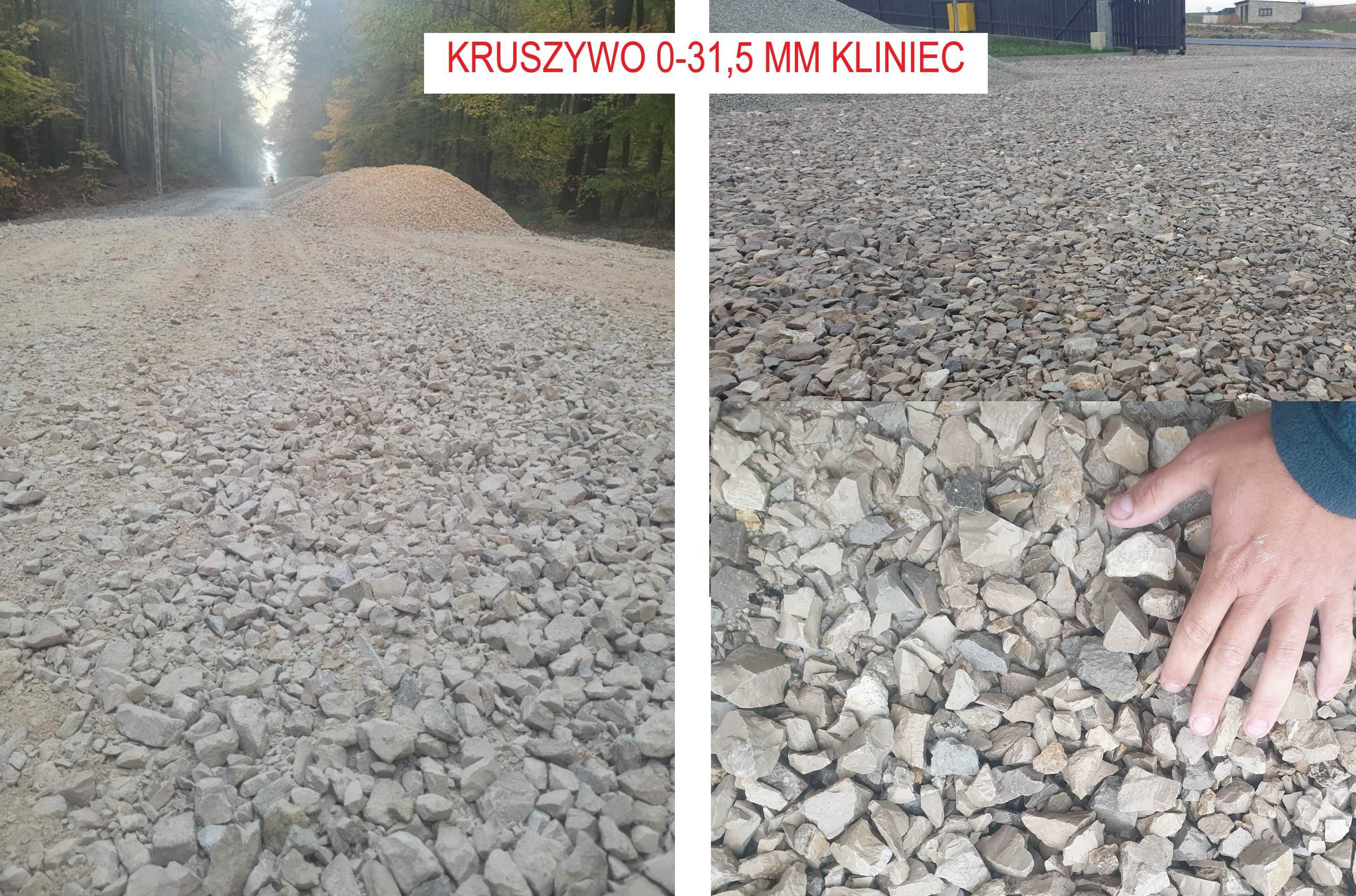 Kruszywo  z Dostawą 28 TON, Kliniec, Tłuczeń, Grysy, Mieszanki-OKAZJA!