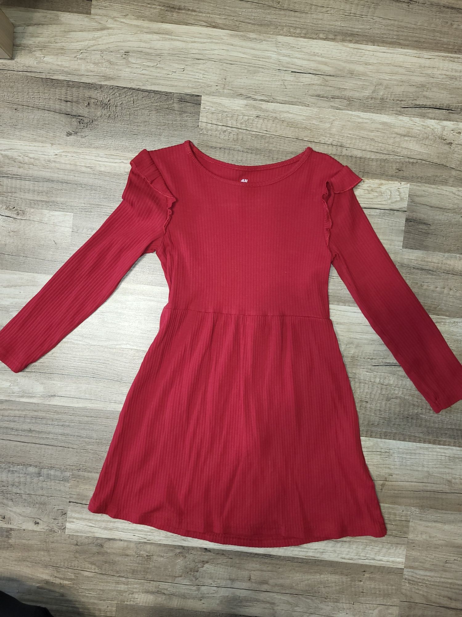 Czerwina sukienka h&m 110/116