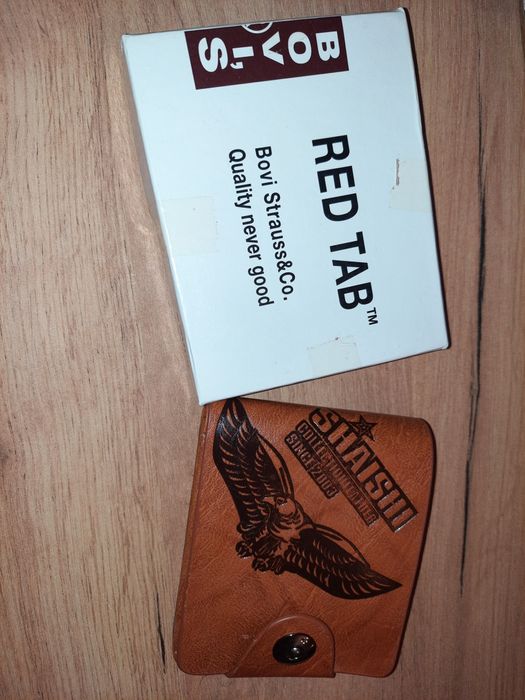 NOWY Portfel męski w pudełku skóra idealny na prezent Mikołaj Święta