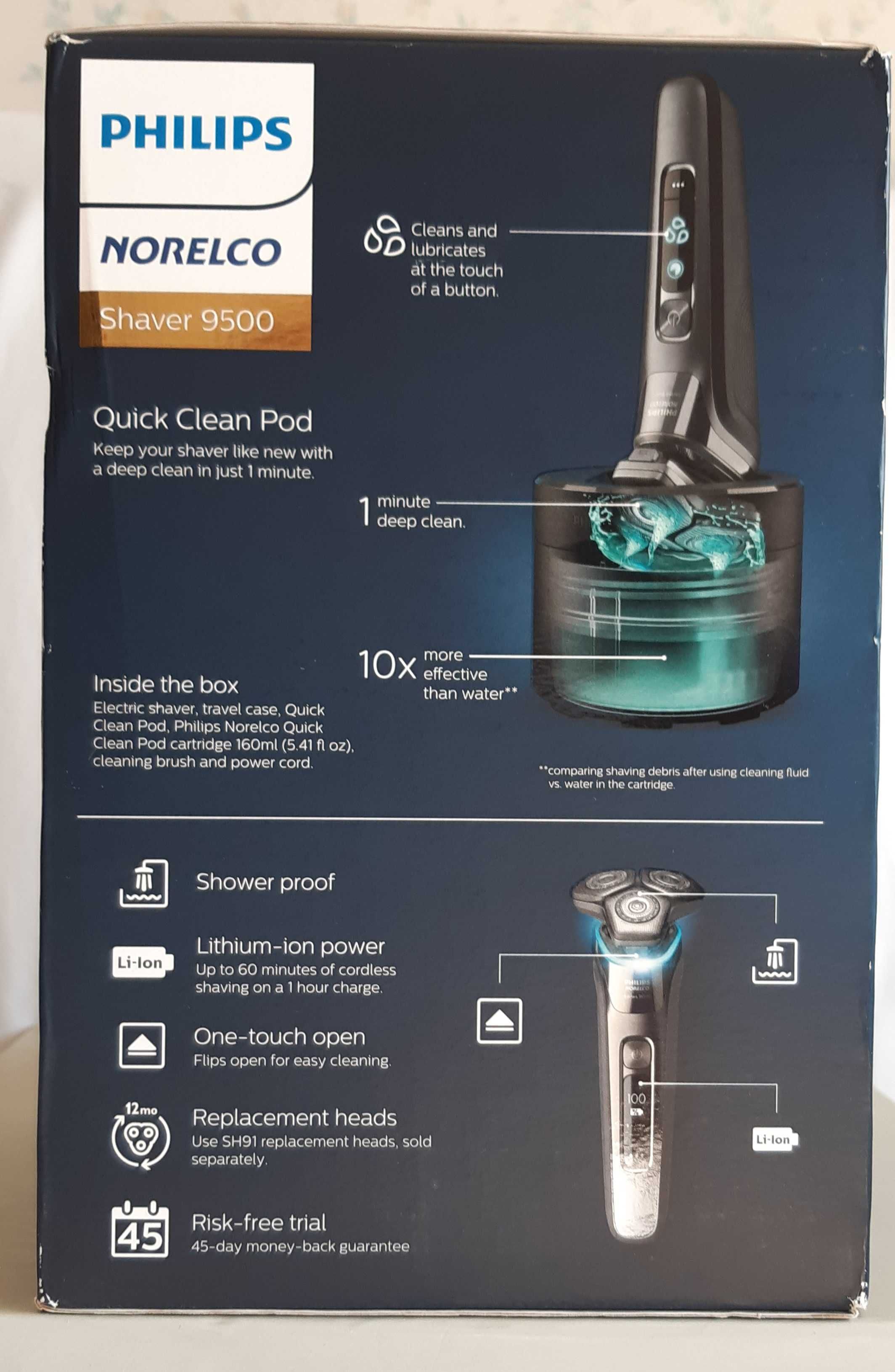 Электробритва Philips Norelco Wet & Dry Shaver Series 9500, S9985/84