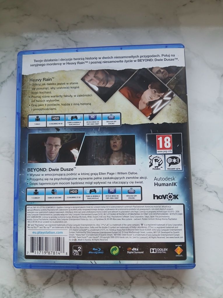 beyond two souls heavy rain ps4 ps5