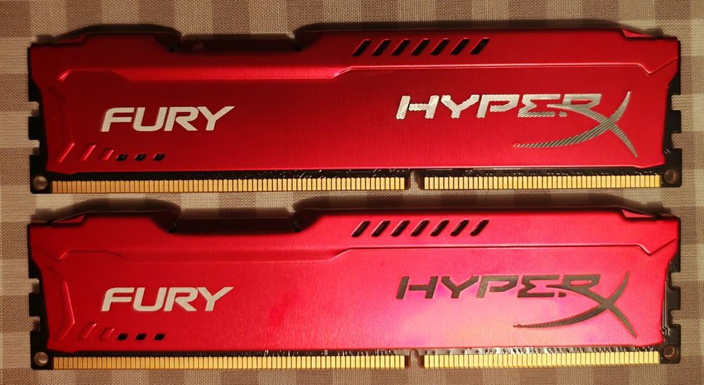 HyperX Fury DDR3 8 GB (2×4 GB) 1600 MHz