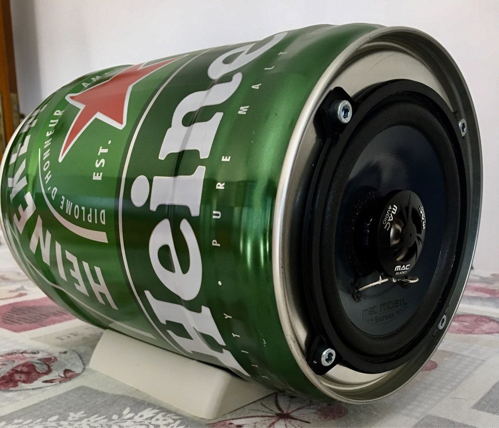 Coluna de som Bluetooth Heineken amplificada 70w Rms.