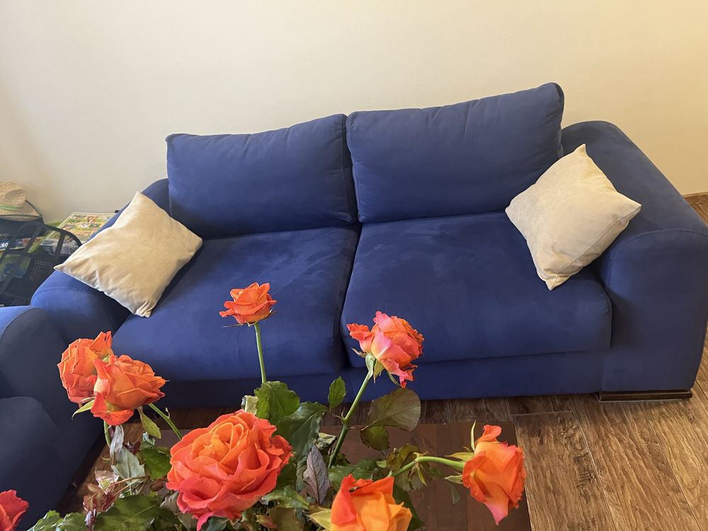 Zestaw wypoczynkowy - 2x sofa , 1x fotel