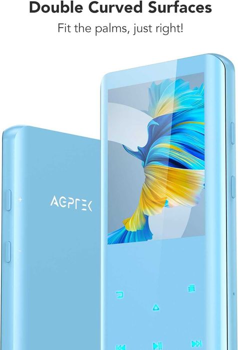 Odtwarzacz MP3 AGPTEK 32GB Bluetooth 5.3 HiFi Ekran 2.4"FM, nagrywanie